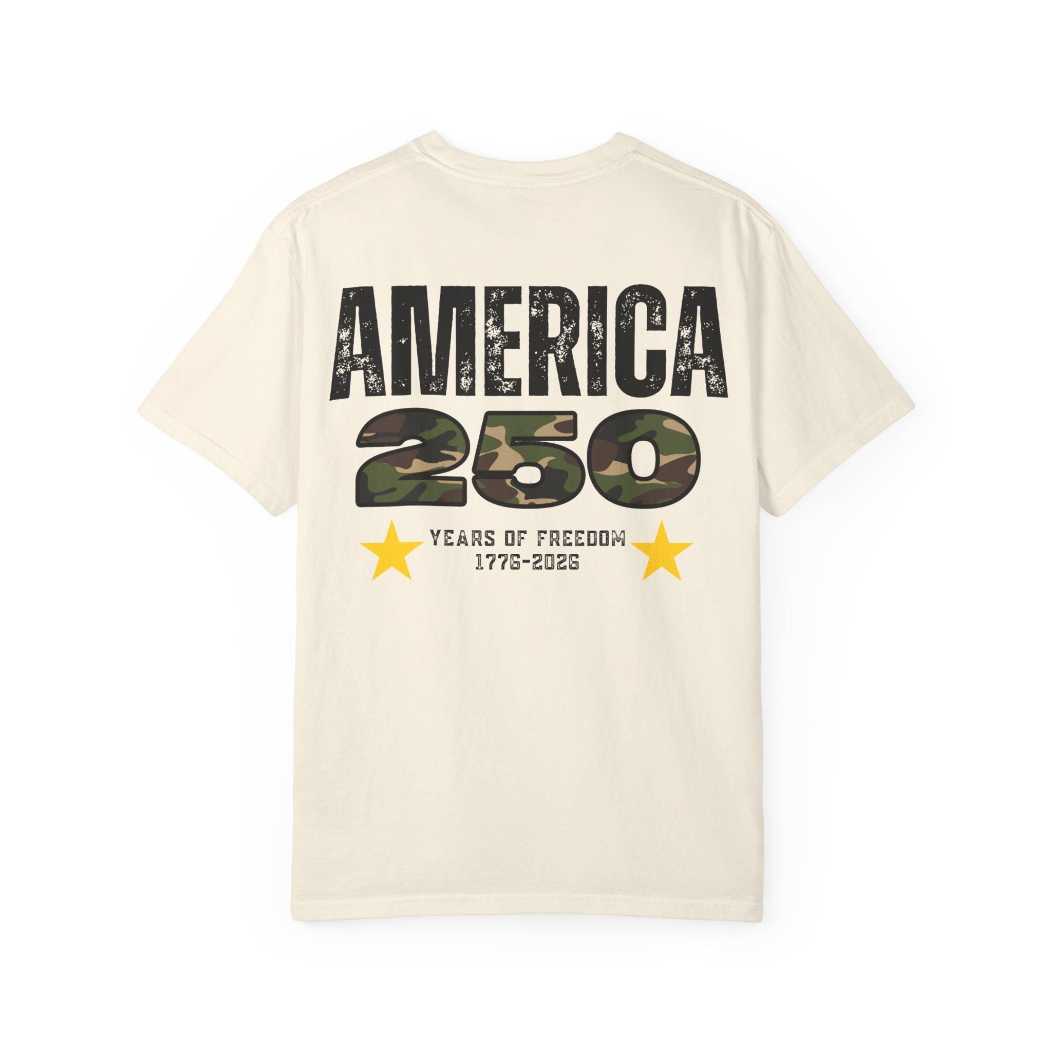 America 250th Anniversary T-Shirt, Freedom Isn't Free Patriotic Tee, 1776-2026