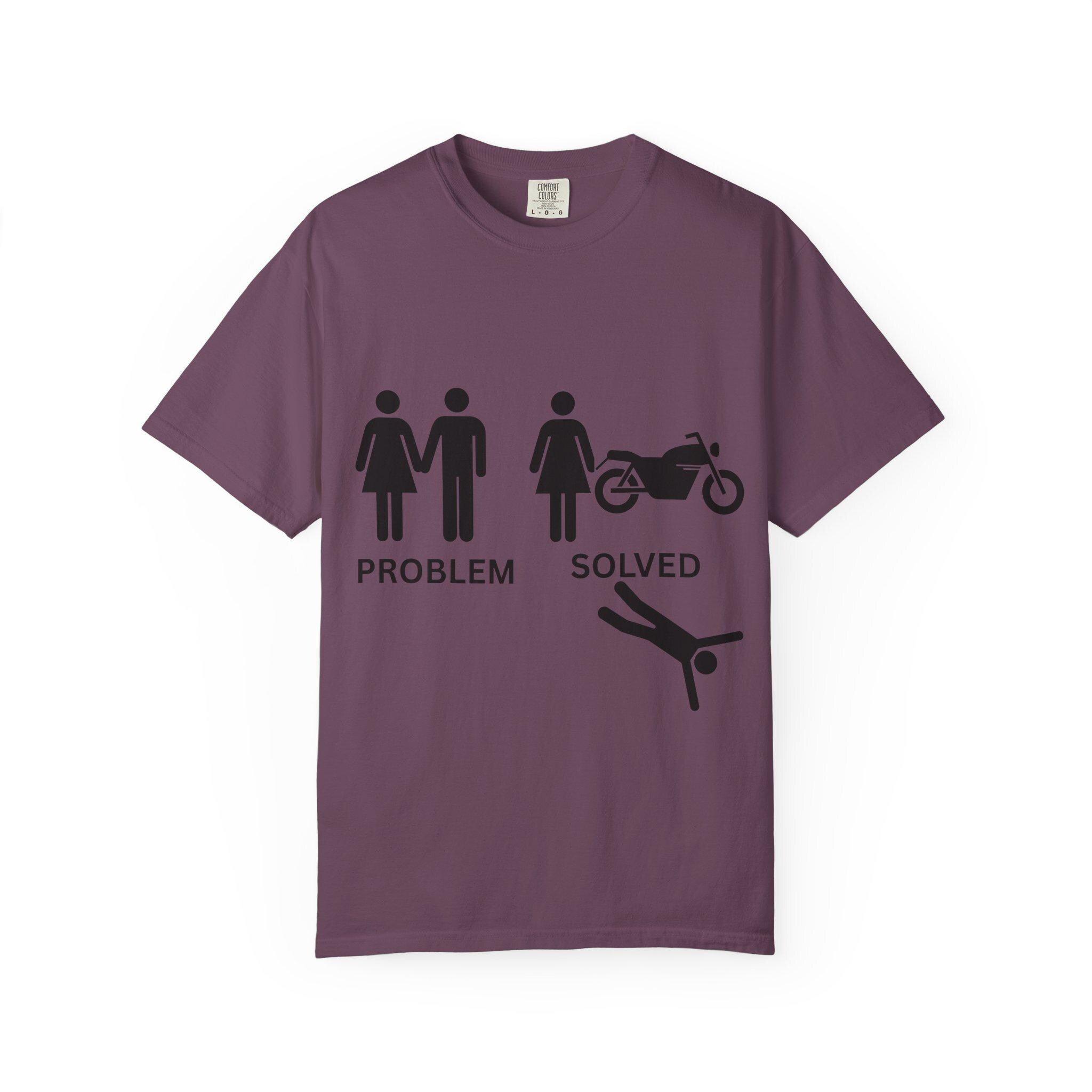 Problem Solved Motorcycle Graphic Tee