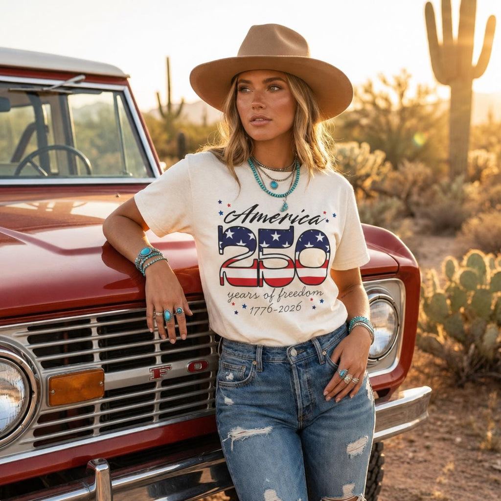 America 250 years of freedom T-Shirt | 1776-2026 American Flag Patriotic