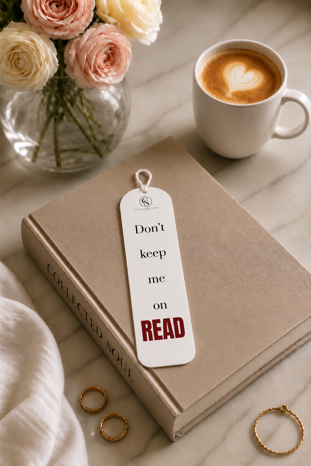 Don't Keep Me on Read — Metal Bookmark