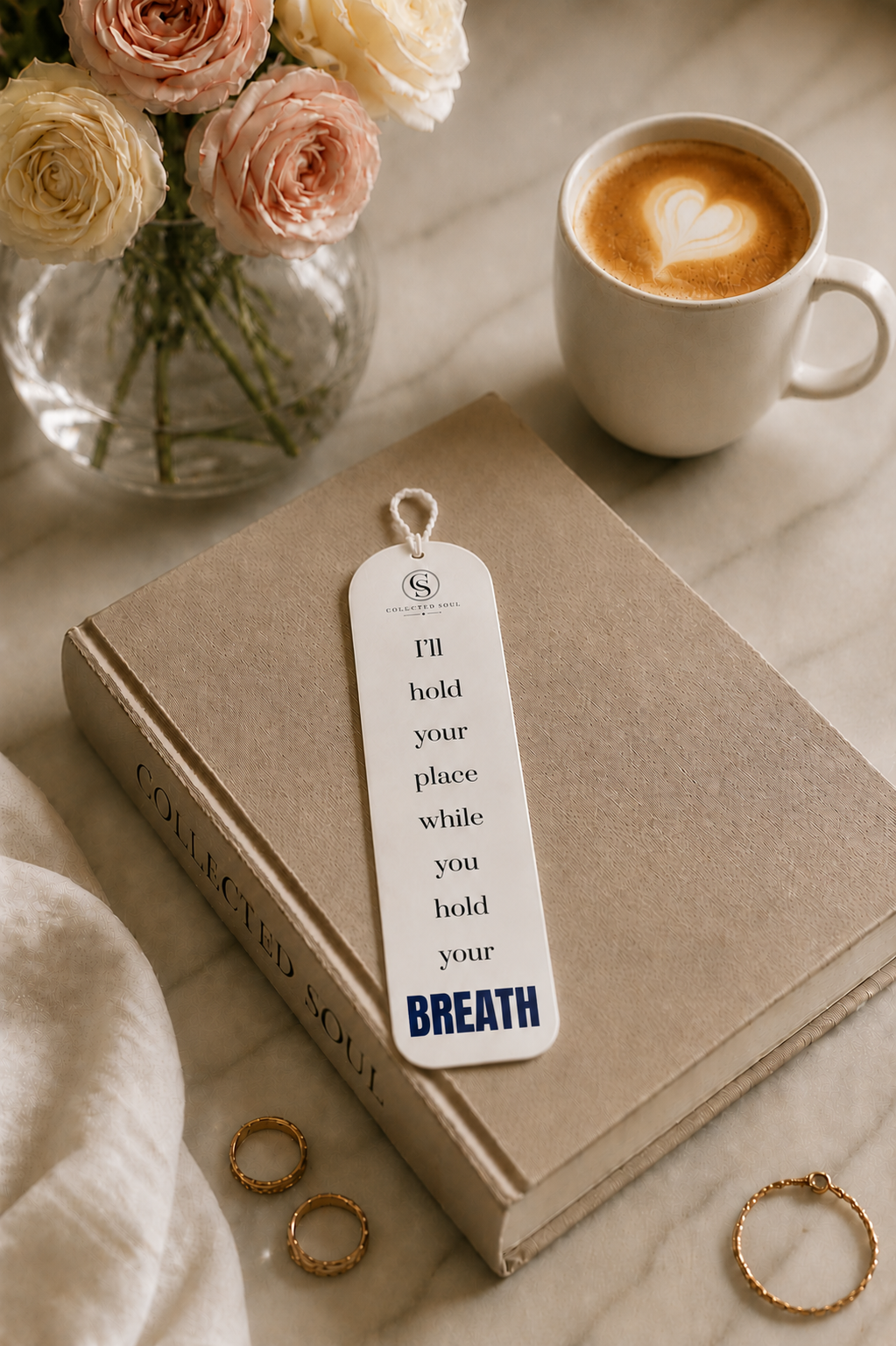 I'll Hold Your Place While You Hold Your Breath — Metal Bookmark