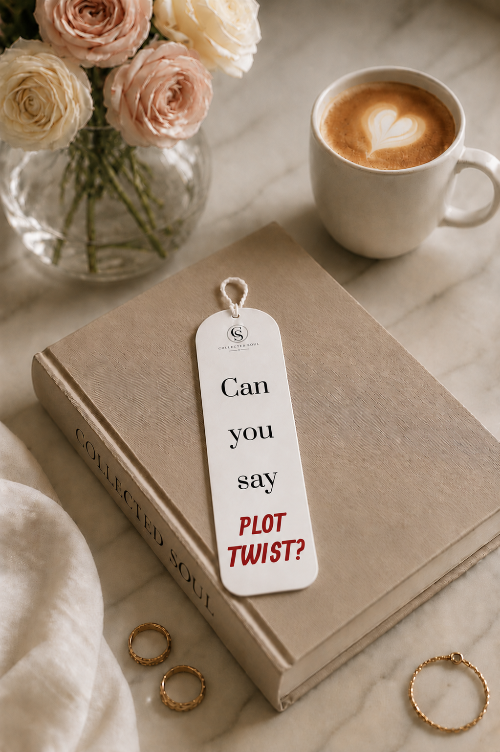 Can You Say Plot Twist? — Metal Bookmark