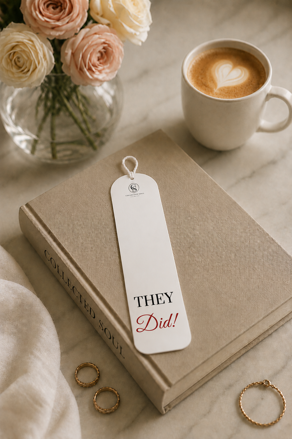 They Did! — Metal Bookmark