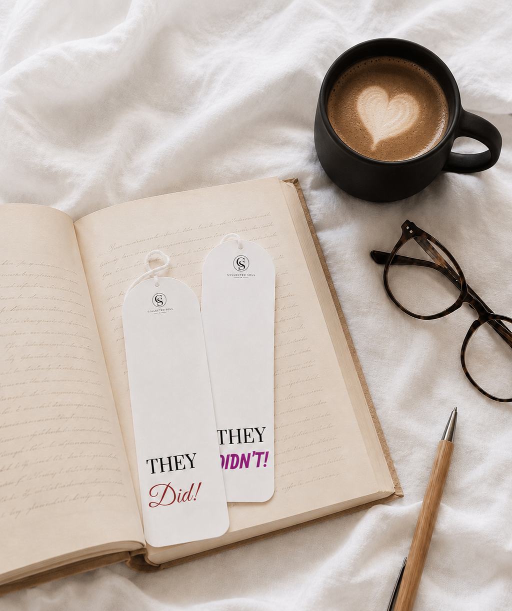 They Did! — Metal Bookmark