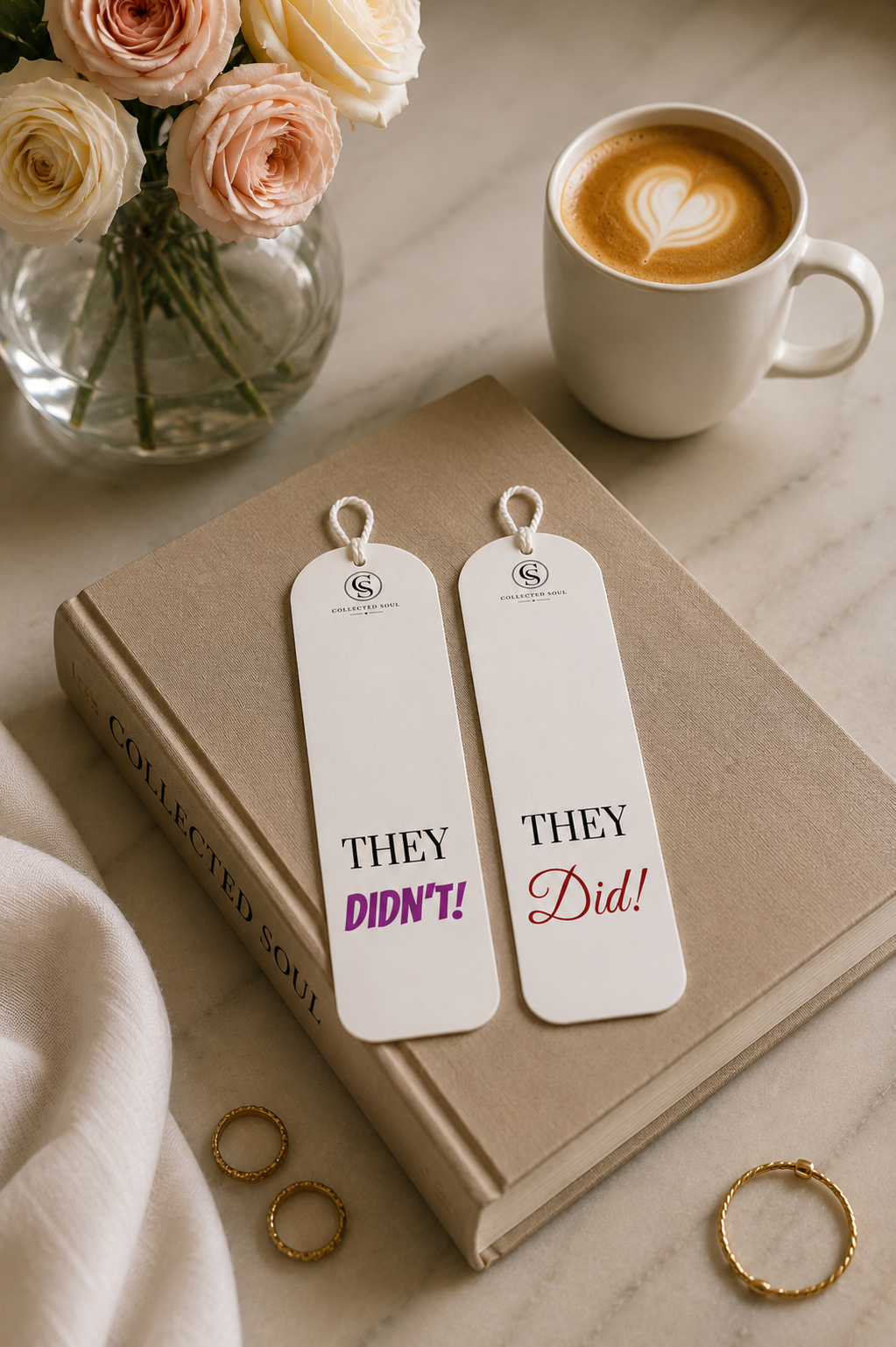 They Did! — Metal Bookmark