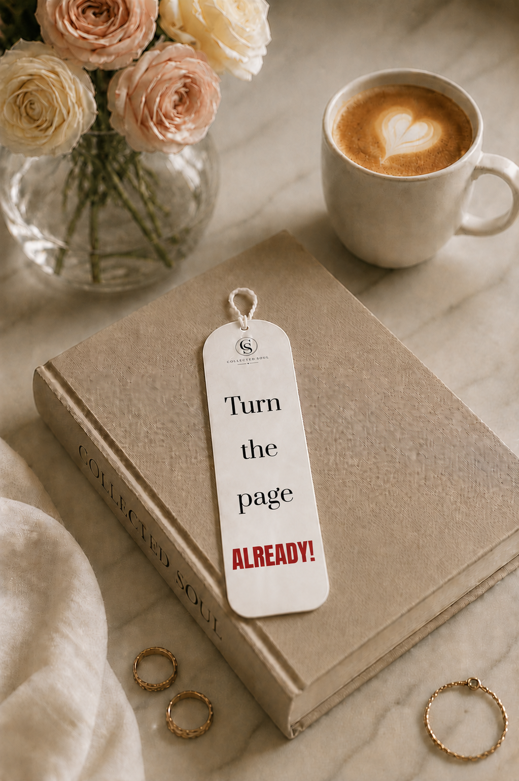 Turn the Page Already! — Metal Bookmark