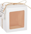 White gift box included with each scented message candle
